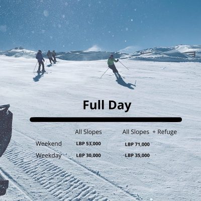 Mzaar Ski Resort Lift prices