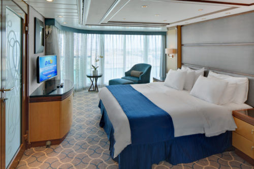 Jewel of the Seas Royal Suite Bedroom
