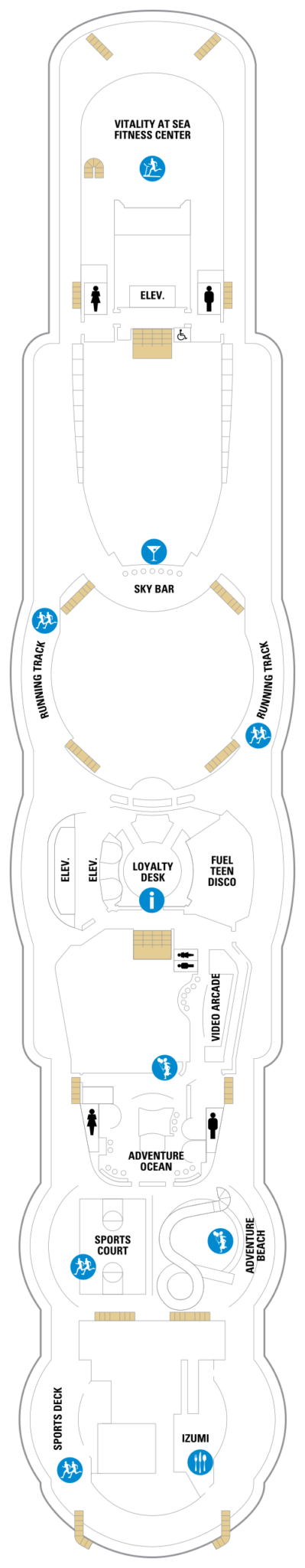 Jewel of the Seas deck plans | Varianos Travel